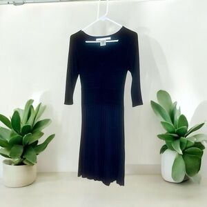 Max Studio Black Long Sleeve Dress – Size XS – Soft & Stylish